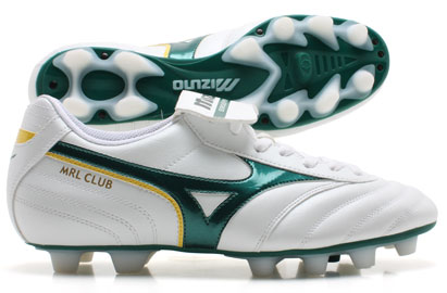 Morelia MRL Club FG Football Boots Pearl-Evergreen-Cyber Yellow