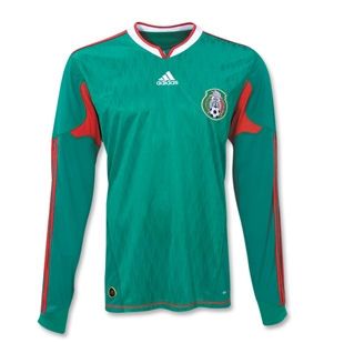 2010-11 Mexico Adidas Long Sleeve Home Shirt