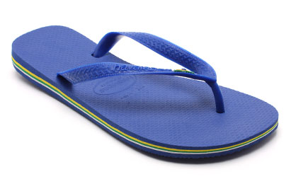 Havaianas Brasil Mens Flip Flops Royal Blue