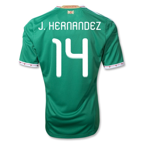 2011-12 Mexico Adidas Home Shirt (J.Hernandez 14)