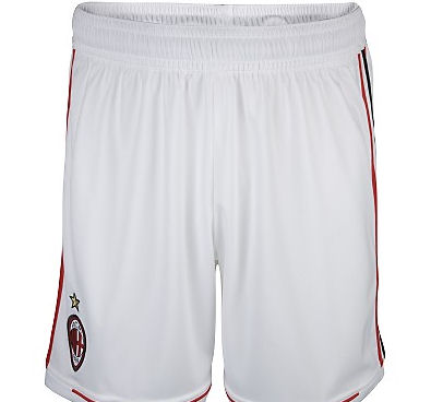 2011-12 AC Milan Adidas Home Shorts (Kids)