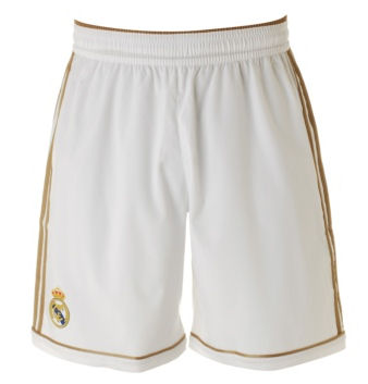 2011-12 Real Madrid Adidas Home Shorts (Kids)