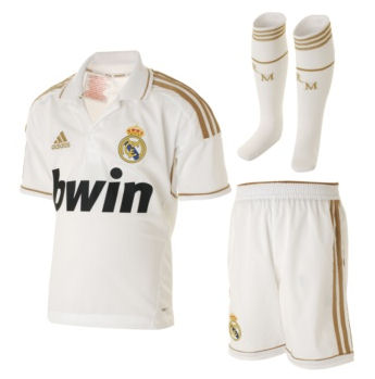 2011-12 Real Madrid Adidas Home Little Boys Mini Kit