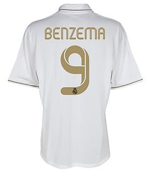 2011-12 Real Madrid Home Shirt (Benzema 9)