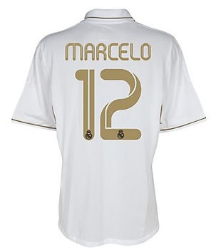 2011-12 Real Madrid Home Shirt (Marcelo 12)