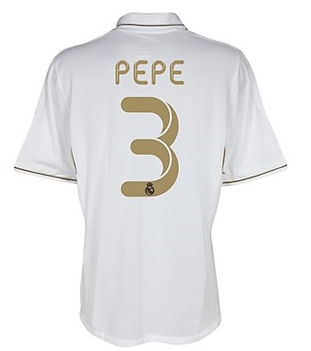 2011-12 Real Madrid Home Shirt (Pepe 3)