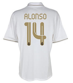 2011-12 Real Madrid Home Shirt (Alonso 14)