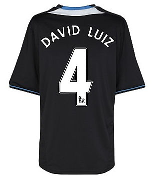 2011-12 Chelsea Away Football Shirt (David Luiz 4) - Kids