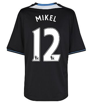 2011-12 Chelsea Away Football Shirt (Mikel 12) - Kids