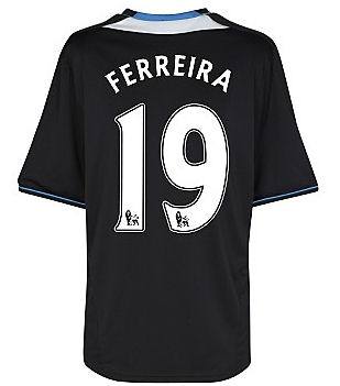 2011-12 Chelsea Away Football Shirt (Ferreira 19)
