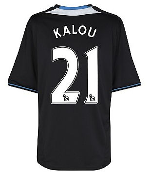 2011-12 Chelsea Away Football Shirt (Kalou 21) - Kids