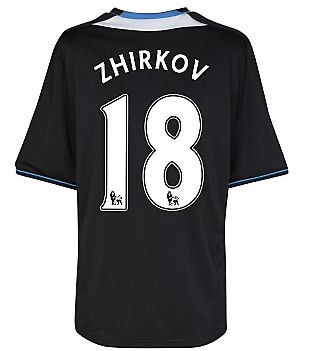 2011-12 Chelsea Away Football Shirt (Zhirkov 18) - Kids