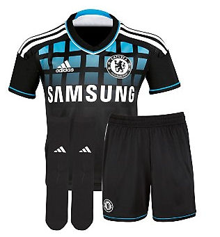 2011-12 Chelsea Adidas Away Little Boys Mini Kit