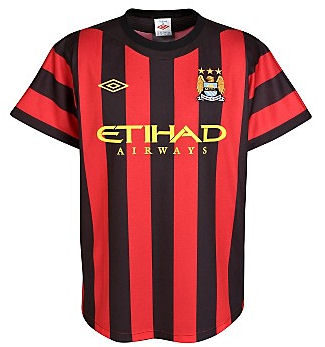 2011-12 Manchester City Away Umbro Shirt (Kids)