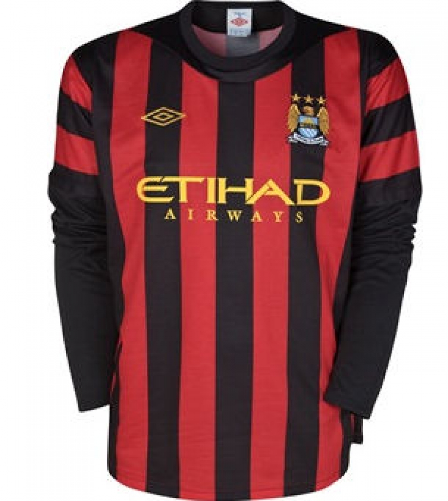 2011-12 Manchester City Away Long Sleeve Shirt