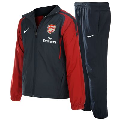 2011-12 Arsenal Nike Woven Tracksuit (Kids) - Black