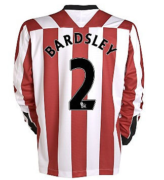 2011-12 Sunderland Umbro L/S Home Shirt (Bardsley 2)