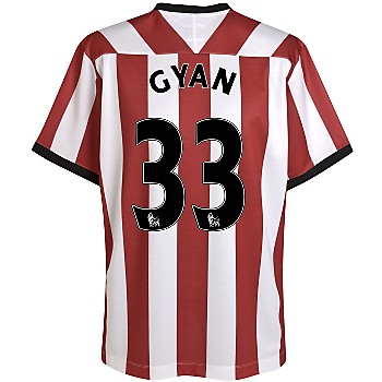 2011-12 Sunderland Umbro Home Shirt (Gyan 33)