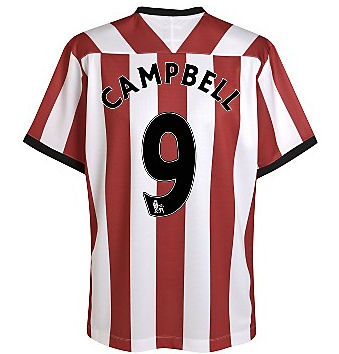 2011-12 Sunderland Umbro Home Shirt (Campbell 9)