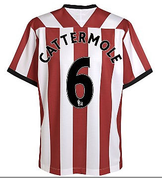 2011-12 Sunderland Umbro Home Shirt (Cattermole 6)