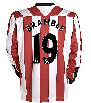 2011-12 Sunderland Umbro L/S Home Shirt (Bramble 19)