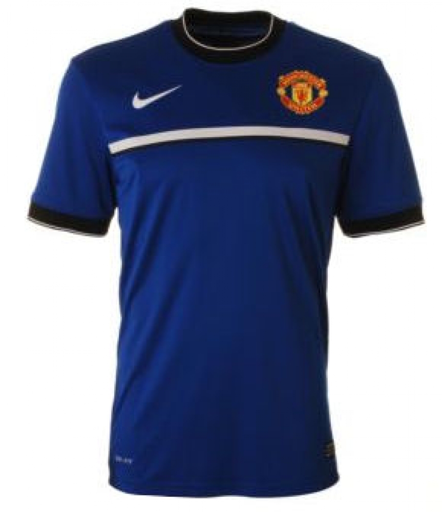 2011-12 Man Utd Nike Pre-Match Training Shirt (Blue)