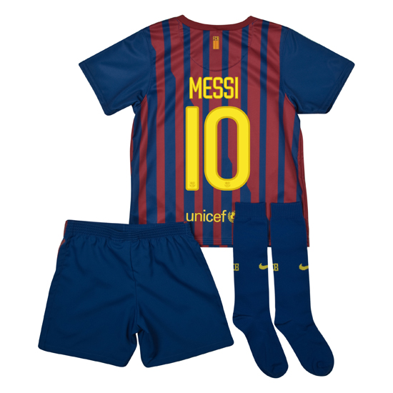 2011-12 Barcelona Home Lionel Messi Mini Kit