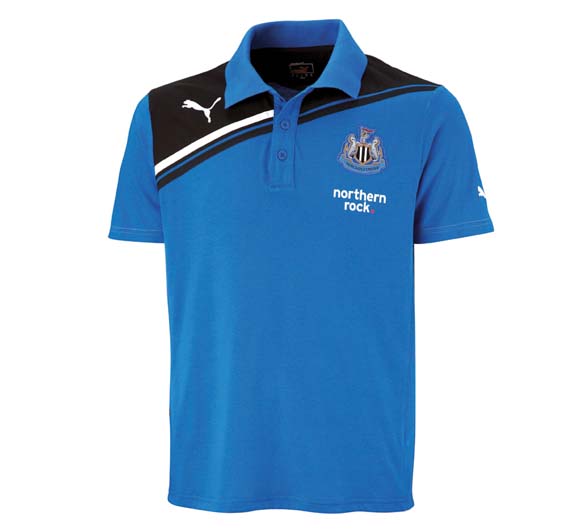 2011-12 Newcastle Puma Polo Shirt (Blue)
