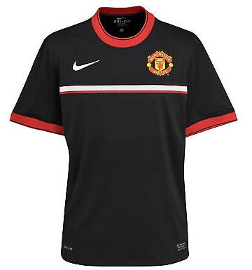 2011-12 Man Utd Nike Pre-Match Training Shirt (Black)