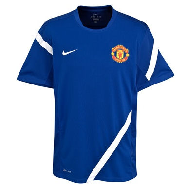 2011-12 Man Utd Nike Training Jersey (Blue) - Kids