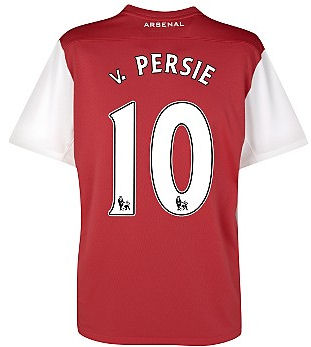 2011-12 Arsenal Nike Home Shirt (V.Persie 10)