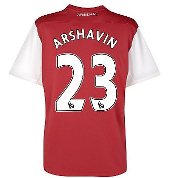 2011-12 Arsenal Nike Home Shirt (Arshavin 23)