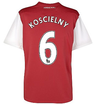 2011-12 Arsenal Nike Home Shirt (Koscielny 6)