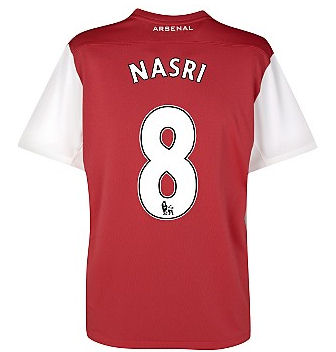 2011-12 Arsenal Nike Home Shirt (Nasri 8) - Kids