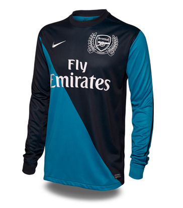 2011-12 Arsenal Away Nike Long Sleeve Football Shirt