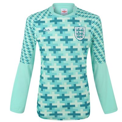 2011-12 England Away Goalkeeper L/S Shirt (Kids)