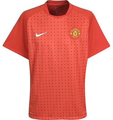 2011-12 Man Utd Nike Pre-Match Training Shirt (Red)