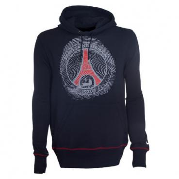 2011-12 PSG Nike Core Hooded Top (Navy)