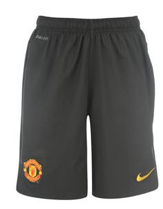 2011-12 Man Utd Home Goalkeeper Shorts (Black)