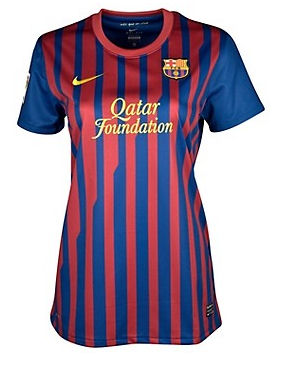2011-12 Barcelona Home Nike Womens Shirt