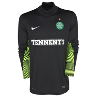 2011-12 Celtic Nike Black Goalkeeper Shirt