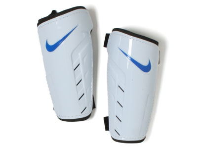 Tiempo Park Guard Football Shin Guard White
