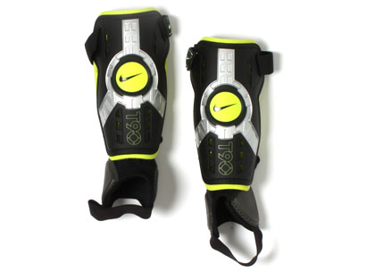 T90 Protegga Anatomical Shinguard Black/Volt