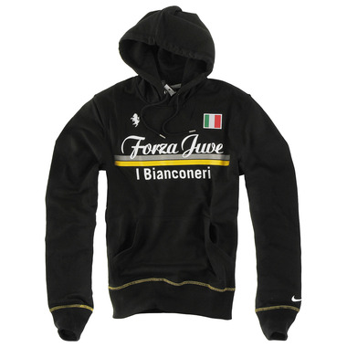 2011-12 Juventus Nike Core Hooded Top (Black)