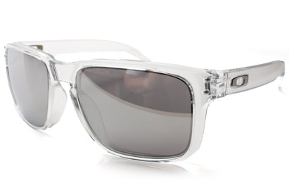 Oakley Holbrook OO9102-06 Clear Chrome Iridium Sunglasses