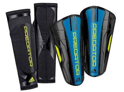 Predator Pro Moldable Shin Guards Black/Sharp Blue/Electricity