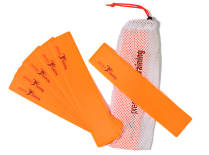 Rectangular Markers Orange - Set of 10