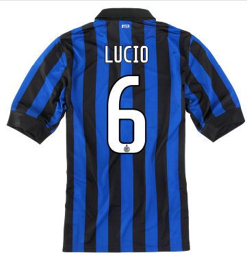 2011-12 Inter Milan Nike Home Shirt (Lucio 6)
