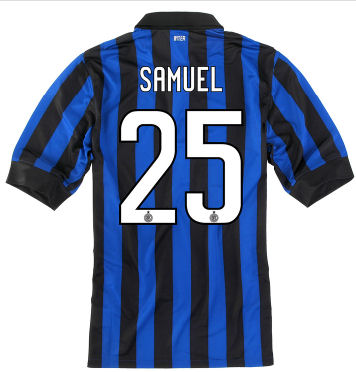 2011-12 Inter Milan Nike Home Shirt (Samuel 25)