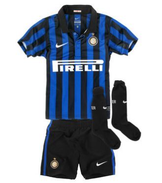 2011-12 Inter Milan Home Nike Little Boys Mini Kit